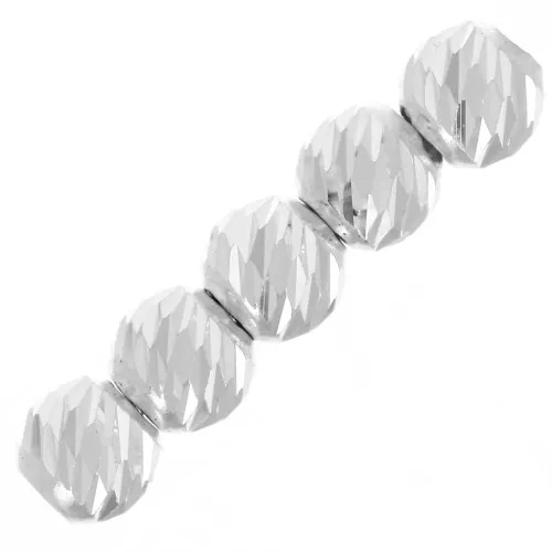 Perle rotonde a forma di striato da 3 mm - Argento 925 x25
