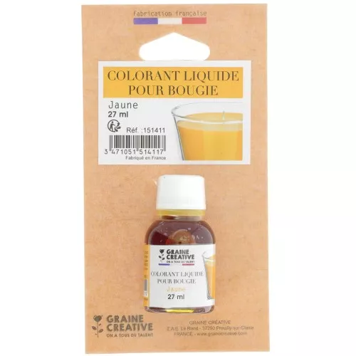 Colorante liquido per candele Giallo x27ml