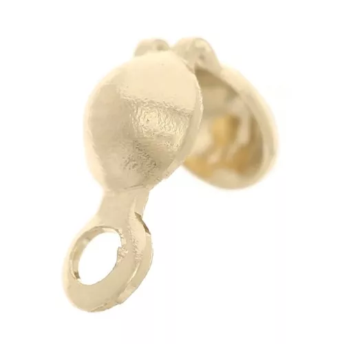 Papillon da 4 mm con anello chiuso - Placcato oro 3 micron x4