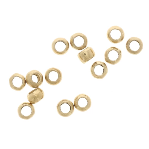 Schiaccini 1,5 mm - 3 micron Targhette oro x4