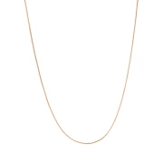 Catena di serpentino 1,1 mm - Dorato con oro fino x42cm