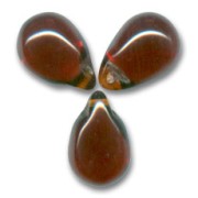 Gocce mm. 12x18 Smoked Topaz x5|raw }}