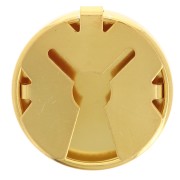 Copri-bottoni personalizzabili - 22 mm - Dorati con oro fino x1