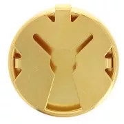 Copri-bottoni personalizzabili - 22 mm - Dorati con oro fino x1