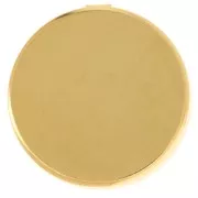 Copri-bottoni personalizzabili - 22 mm - Dorati con oro fino x1