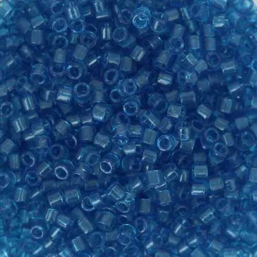 Miyuki Delica 10/0 DBM0714 - Blu Capri trasparente x8g