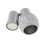 Chiusura sfera diamantata magnetica per cordoni mm.6 en Acciaio inox x