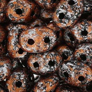 SuperDuo mm. 2.5x5 Tweedy Copper x10g