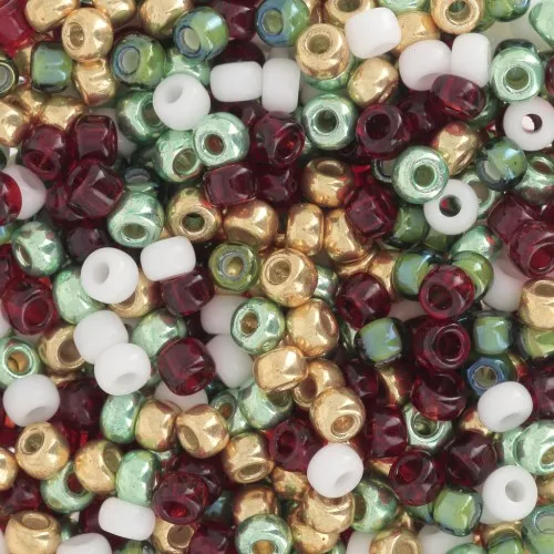 Mix rocaille Miyuki 8/0 - Jingle Bells x8g