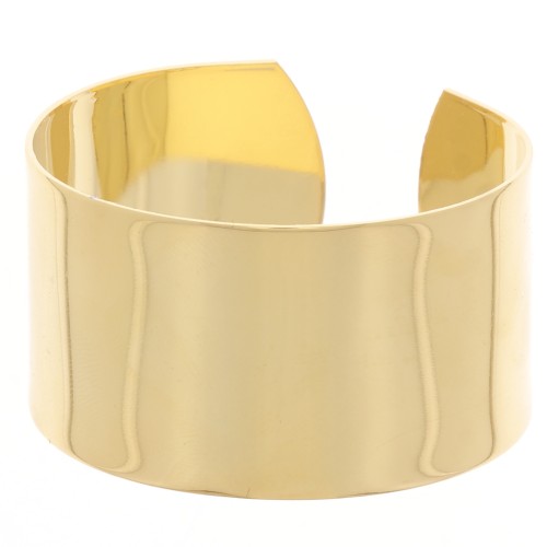 Bracciale in ottone 30x150 mm - Dorato con oro fino x1