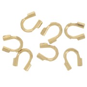 Protezioni per filo cablato da 0,56 mm - Dorate con oro fino x144