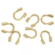 Protezioni per filo cablato da 0,56 mm - Dorate con oro fino x144