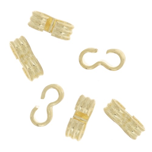 Connetore double Quick Links 5,5x2 mm Dorato x65