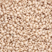 Perla Preciosa 11/0 2 mm - Chalkwhite Yellow Brown Luster x20g