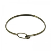 Bracciale jonc ovale 50x62 mm bronzo x1