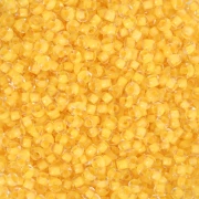 Perle Preciosa 11/0 2 mm - Cristallo giallo foderato x20g