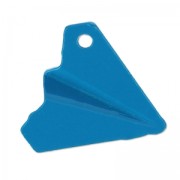 Ciondolo tinto aereo origami 19 mm Blu Fluo x1|raw }}