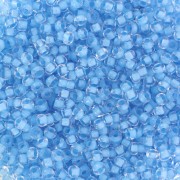 Perla Preciosa 11/0 2 mm - Crystal Blue Lined x20 g