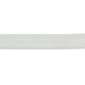 Laccetto cuoio rigenerato doppio lato mm. 3 argentato satinato xm.1