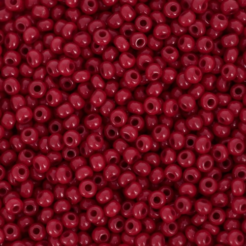 Perla Preciosa 11/0 2 mm - Rosso corallo opaco x 20 g