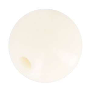 Perle semi-forate grande foro 14 mm Crema x1