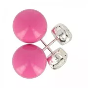 Perle semi-forate grande foro 14 mm Crema x1