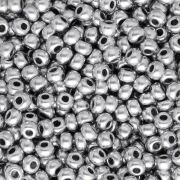 Perla Preciosa 8/0 - 3 mm - Grigio argentato satinato x 20 g