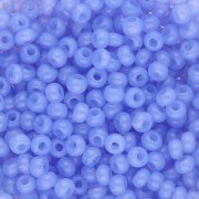 Perla Preciosa 8/0 3 mm - Solgel - Blu 2, tinto in alabastro x 20 g