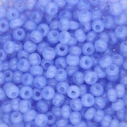 Perla Preciosa 8/0 3 mm - Solgel - Blu 2, tinto in alabastro x 20 g