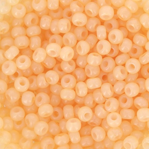 Perle di semi Preciosa 8/0 - 3 mm - Solgel - Alabastro tinto giallo 2 x20g