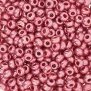 Preciosa Perle di semi 8/0 - 3 mm - Terra Metallic Rose x20g