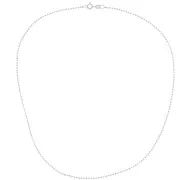 Girocollo a palline diamantata 1,5 mm in Argento 925 x 42cm