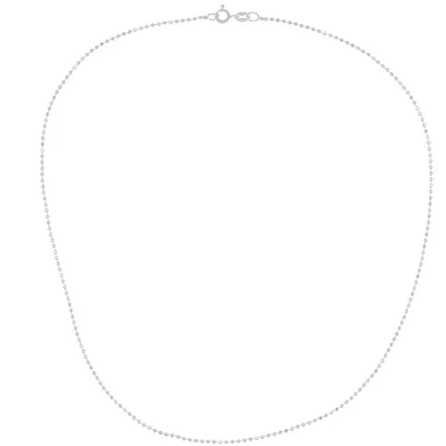 Girocollo a palline diamantata 1,5 mm in Argento 925 x 42cm