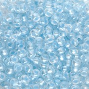Preciosa Perle di semi 8/0 3 mm - Perla blu rivestita di cristallo Sfinx x20g