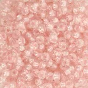 Preciosa Perle di semi 8/0 - 3 mm - Perla Pastello Fodera - Rosa Sfinx x20g