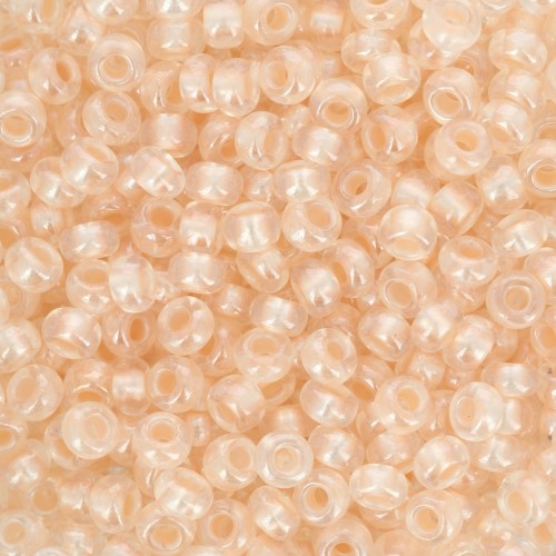 Perle Preciosa 8/0 - 3 mm - Perla Pastello Fodera - Salmone Sfinx x20g