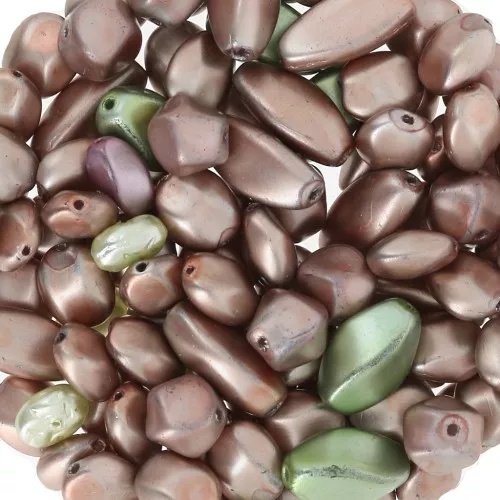 Assortimento di Perle di Boemia - Mix Pistacchio x50g