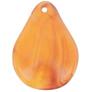 Zecchini in resina da 23 mm - Albicocca marmorizzato x6