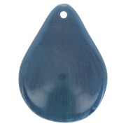 Zecchini in resina da 23 mm - Blu pavone x6