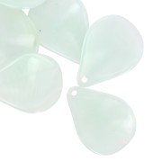 Zecchini di 23 mm in resina - Blu smerigliato marmorizzato x6