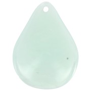 Zecchini di 23 mm in resina - Blu smerigliato marmorizzato x6