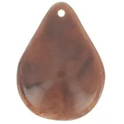 Zecchini in resina da 23 mm - Cioccolato marmorizzato x6