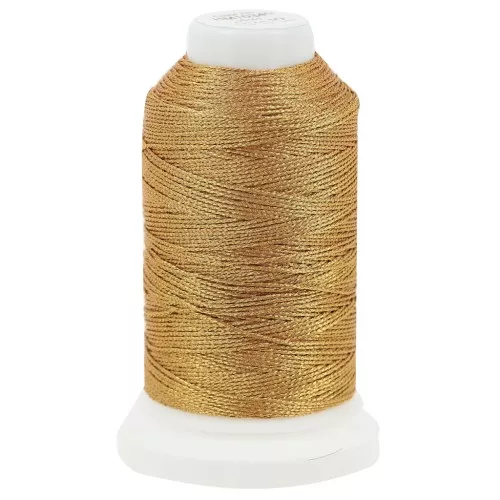 Filo di poliestere metallizzato Liz misura 10 - Oro n°340 x110m