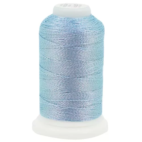Filato di poliestere metallizzato Liz misura 20 - Icy Blue n°347 x192m
