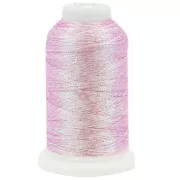 Fil en polyester Liz metallic taille 40 - Icy Pink n°348 x265m