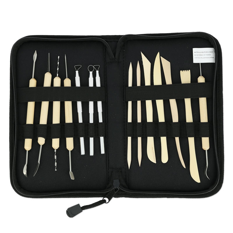 Abeillo Set 9 Strumenti Per Modellare Fondente E Argilla - Doppia Punta In Plastica, Accessori Per Torte - 2