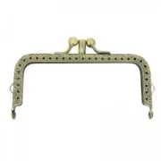 Chiusura doppia per portamonete 105x65 mm bronzo x1
