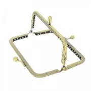Chiusura doppia per portamonete 105x65 mm bronzo x1