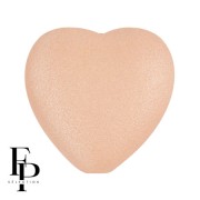 Perla di vetro a cuore 16x15 mm - Vogue Orange Peach Mat x1|raw }}
