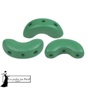 Perle di vetro Arcos® di Puca® 5x10 mm - Vogue Green Garden Mat x10g